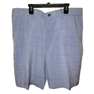Adidas Men's Blue Checkered golf Shorts New with tags! Size 36